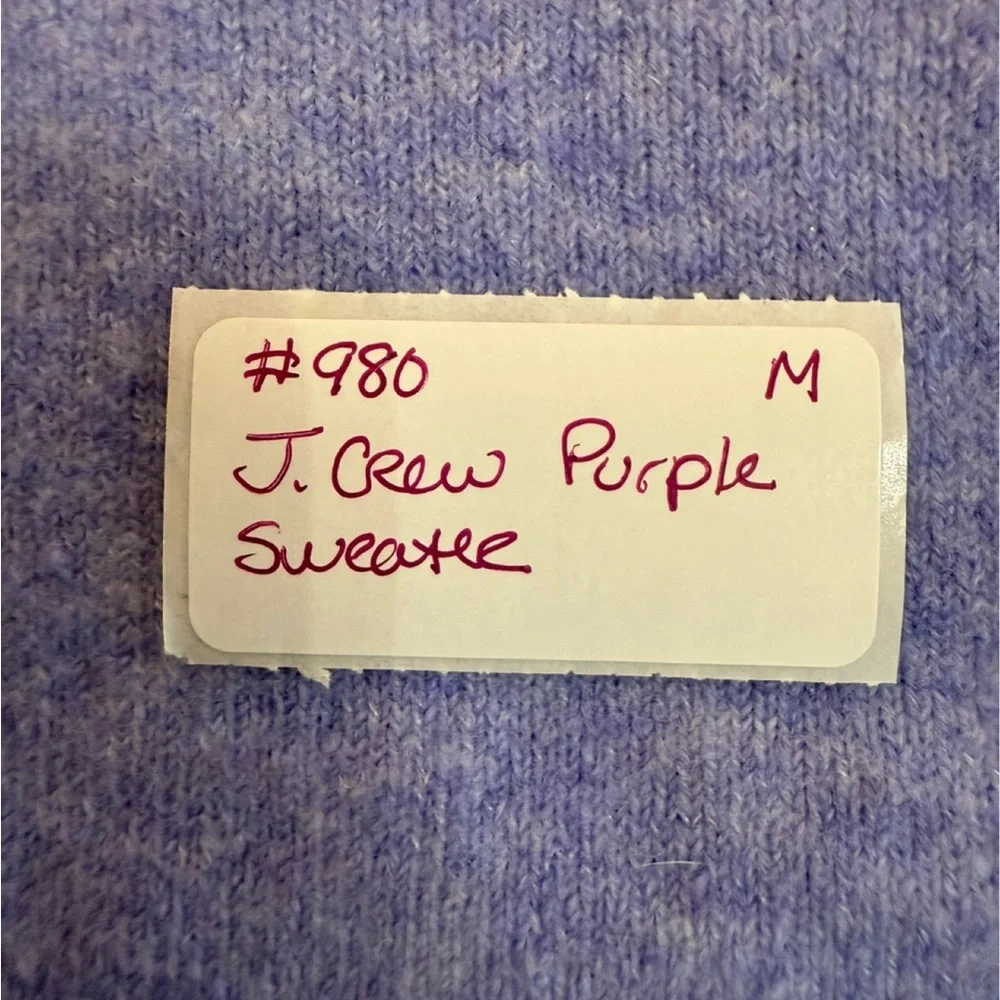 J. Crew Light Blue Crew Neck Sweater. Medium